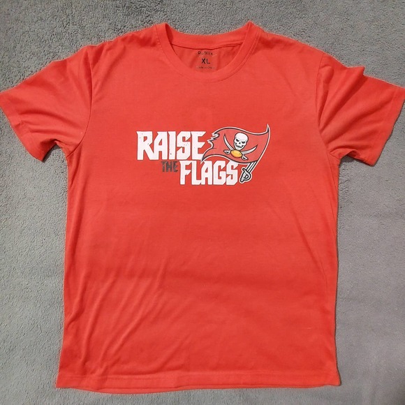 Tampa Bay Buccaneers Shirt Mens XL Publix Supermarket Raise The Flag SS Tee - Picture 2 of 7